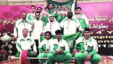 «أخضر الأثقال» يكتسح بطولة الخليج