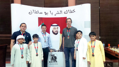 نادي أبو ظبي للشطرنج يفوز بلقب مهرجان الوفاء "في حب خليفة"