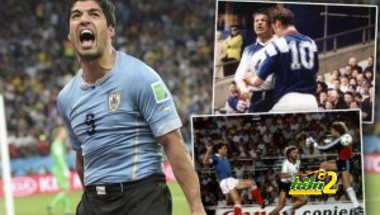 صور وبالفيديو : أشهر 10 لاعبين أشرار فى تاريخ كرة القدم  مثل لويس سواريز !