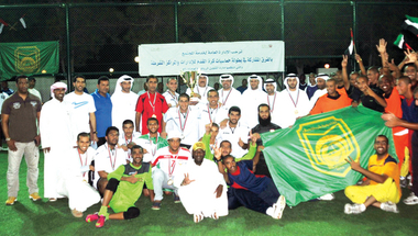 فريق أكاديمية شرطة دبي بطلاً لخماسيات الكرة
