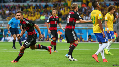 ألمانيا متفوقة على البرازيل بستة أهداف لصفر