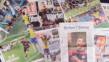 الصحف الألمانية تزهو بالفوز الكاسح على البرازيل