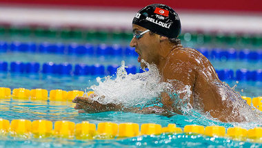 التونسي الملولي يشارك في مونديال السباحة بدبي