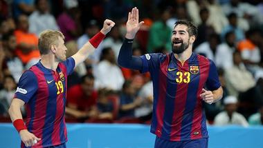 برشلونة يحتفظ بلقب البطولة والسد ثانيا