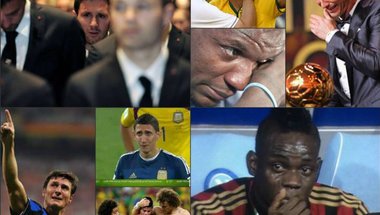 بالصور| حصاد 2014: عام أبكى نجوم كرة القدم.. دموع تلألأت