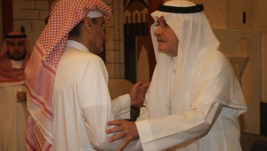 بالصور : الأمير خالد بن عبد الله يتلقى التعازي في فقيد الأمة