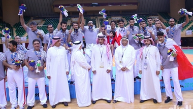 بالصور .. البحرين تحقق ذهبية الطائرة في بطولة الألعاب الخليجية