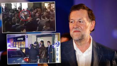 بالفيديو..عضو "أولتراس" يصفع رئيس حكومة إسبانيا ويسقط نظارته