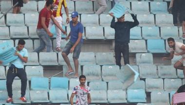 أعمال الشغب والتخريب تستفحل بالملاعب التونسية