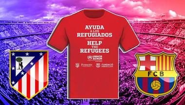 قميص موحد دعماً للاجئين في مواجهة برشلونة وأتلتيكو مدريد