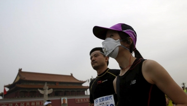 بسبب تلوث الهواء سبعة نوبات قلبية في ماراثون الصين
