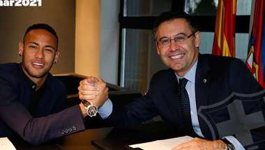 رسمياً | نيمار يجدد عقده مع برشلونة