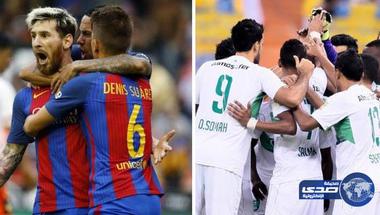 الأهلي أول نادٍ سعودي وخامس فريق عربي يواجه برشلونة