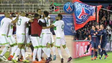 باريس سان جيرمان يخطط لمواجهة المنتخب الجزائري