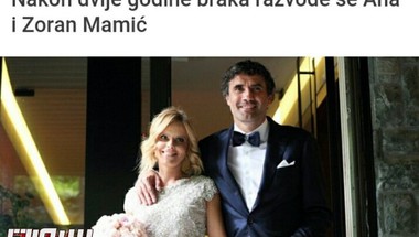 كرواتية : زوران يطلق زوجته الثانية ورحيله للنصر من اسباب الطلاق