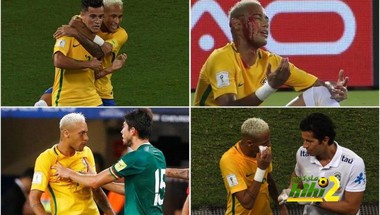 صورة : إصابة نيمار التي جعلته ينزف الدماء بمباراة البرازيل و بوليفيا !