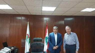 رئيس اللجنة الاولمبية زار حناوي وشكره على "التعاون المثمر"