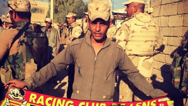 نادي نيس يحوز شعبية وسط الجنود العراقيين !