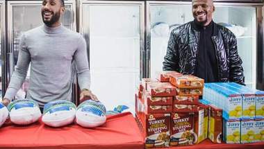 الملاكمان ديغايل وجاك يوزعان 100 حصة غذائية على مشردي نيويورك