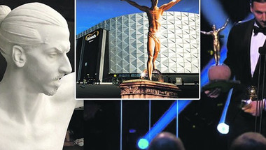 السلطات السويدية تكرم ابراهيموفيتش بتمثال ضخم في ستوكهولم
