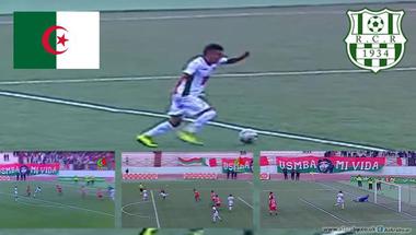 لاعب جزائري يسجل هدفاً عالمياً بـ "لعبة مقصية" (فيديو)