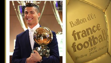 رونالدو يتوج بجائزة الكرة الذهبية للمرة الرابعة بتاريخه