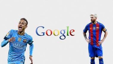الأكثر بحثاً على "غوغل" 2016: نجما برشلونة في الصدارة