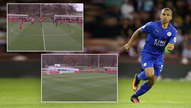 لاعب ليستر الصغير يُسجل هدفاً عالمياً في ليفربول! (فيديو)