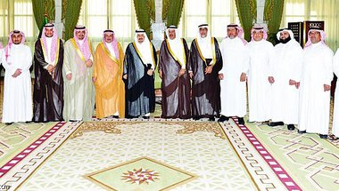 فيصل بن بندر يستقبل رئيس وأعضاء صم الرياض