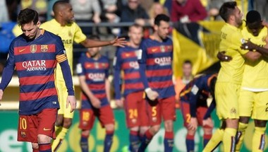 فياريال يوقف سلسلة انتصارات برشلونة