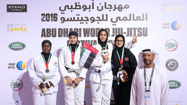 افتتح مهرجان أبوظبي للجوجيتسو 2016 بمشاركة  كبيرة في منافسات الفتيات