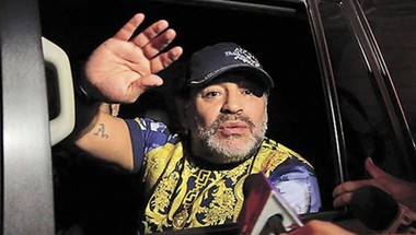 مارادونا يزور "نيكاراغوا" ويلتقي رئيس البلاد