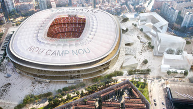 برشلونة يكشف عن التصميم النهائي للكامب نو الجديد