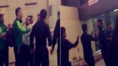 بالفيديو: تفاصيل المشاجرة بين السومة ورجل الأمن في مطار جدة..!!