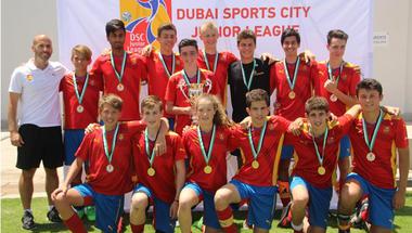 المدارس الإسبانية تهيمن على دوري الصغار بمدينة دبي الرياضية