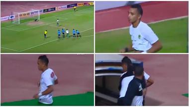 (فيديو) لاعب مصري يترك الملعب بعد إضاعته ركلة جزاء!