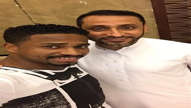 سامي الجابر مدرب الشباب يلتقي مع ناصر الشمراني لاعب الهلال