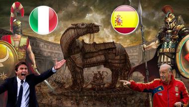 نهائي اليورو المبكر..حصان إسبانيا وحصن طروادة الإيطالي
