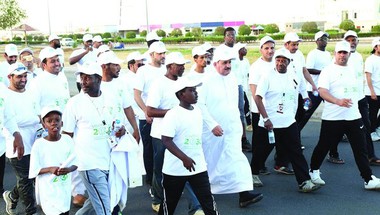 200 رياضي يشاركون في مهرجان خيبر «المشي للجميع»