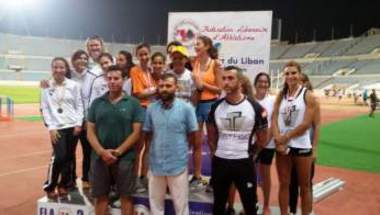 بطولة لبنان العامة للفرق في العاب القوى:الرجال للجيش والسيدات للشانفيل