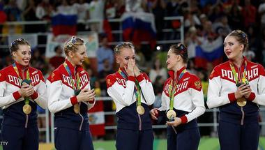 روسيا تحصد ذهبية الجمباز الإيقاعي لفرق السيدات