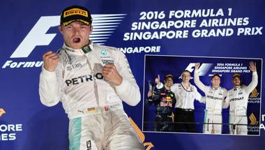 روزبرغ يفوز بسباق سنغافورة ويخطف الصدارة العالمية من هاميلتون