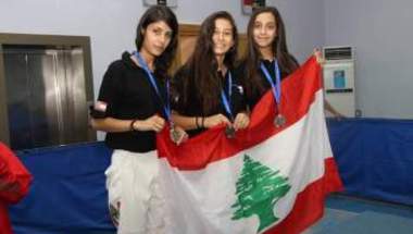 5 ميداليات جديدة للبنان في بطولة العرب للمبارزة