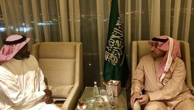 الأمير تركي بن عبدالله يستقبل ماجد عبدالله
