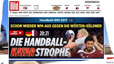 صحيفة ألمانية تصف منتخب قطر لكرة اليد بـ"مرتزقة الصحراء"