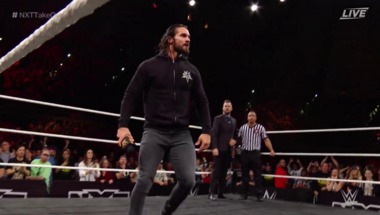 سيث رولينز يظهر في بطولة NXT ويطلب رد تربل اتش