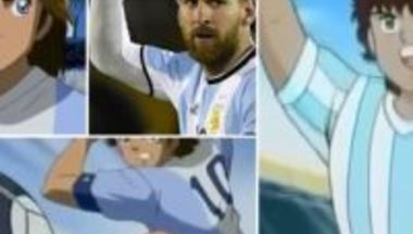 شاهد: مباراة الأرجنتين على طريقة ” كابتن ماجد “