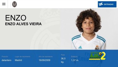 ابن مارسيلو ينضم رسمياً لفريق براعم ريال مدريد