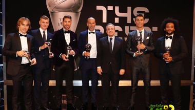 صورة : ريال مدريد يسيطر على جوائز الفيفا لعام 2017