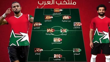 موقع مصري يختار " تيسير " و " المولد " في تشكيلة منتخب العرب - صحيفة صدى الالكترونية